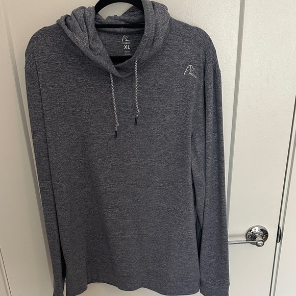 Rhoback Heathered Gray Hoodie - Picture 1 of 3
